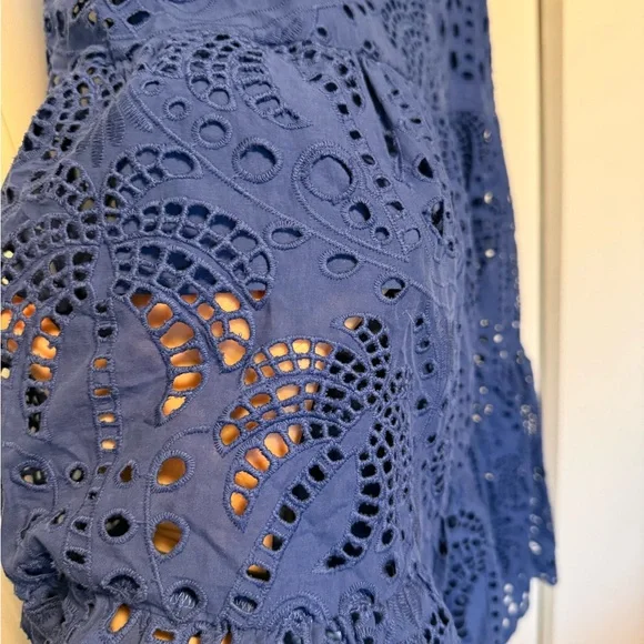 FARM Rio Richilier Eyelet Palm Midi Dress - Picture 4 of 8